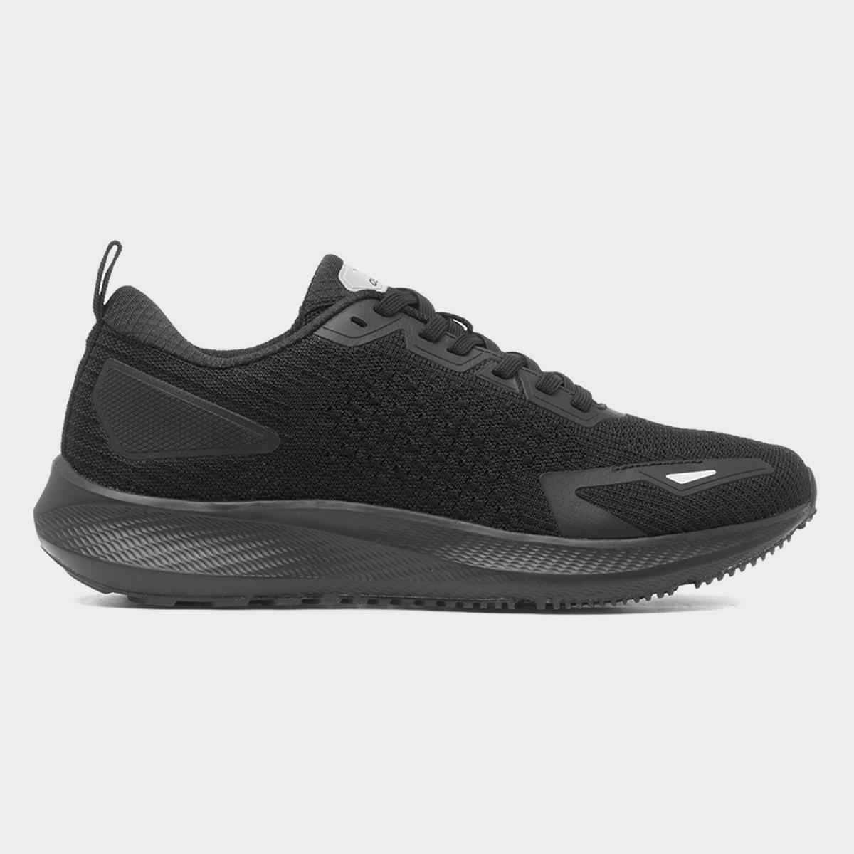 Enterprise Womens Black Knitted Trainer