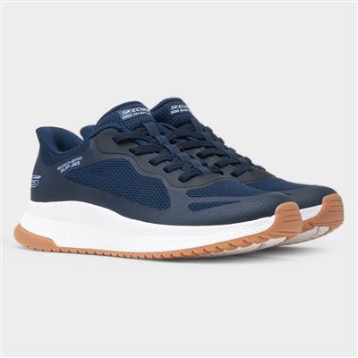 Bobs Squad Slip Ins Womens Navy Trainer