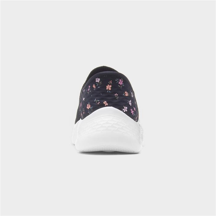 Slip Ins Sunset Rose Womens Black Trainer