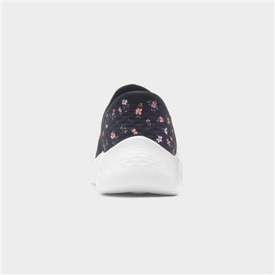 Slip Ins Sunset Rose Womens Black Trainer