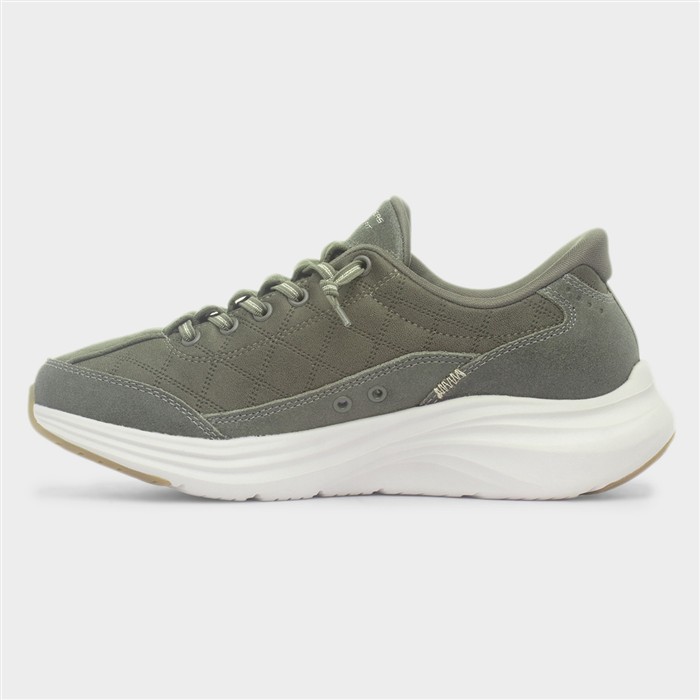 Womens Olive Contour Cozy Fit Trainers