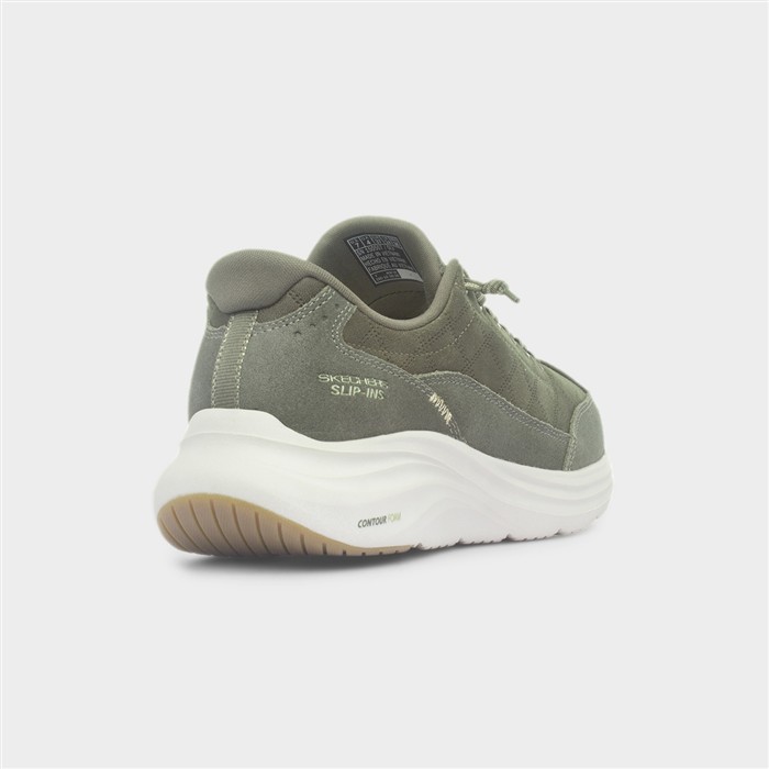 Womens Olive Contour Cozy Fit Trainers