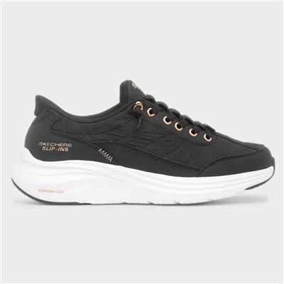 Contour Womens Black Slip On Trainer