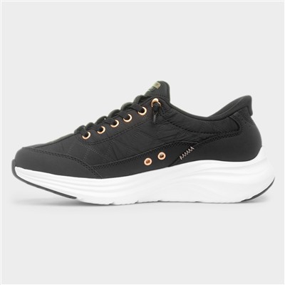 Contour Womens Black Slip On Trainer