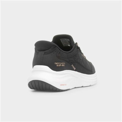 Contour Womens Black Slip On Trainer