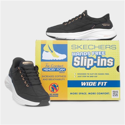 Contour Womens Black Slip On Trainer