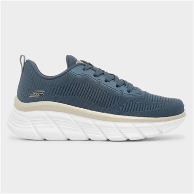 Bobs B Flex Womens Navy Lace Up Trainer