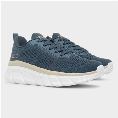 Bobs B Flex Womens Navy Lace Up Trainer