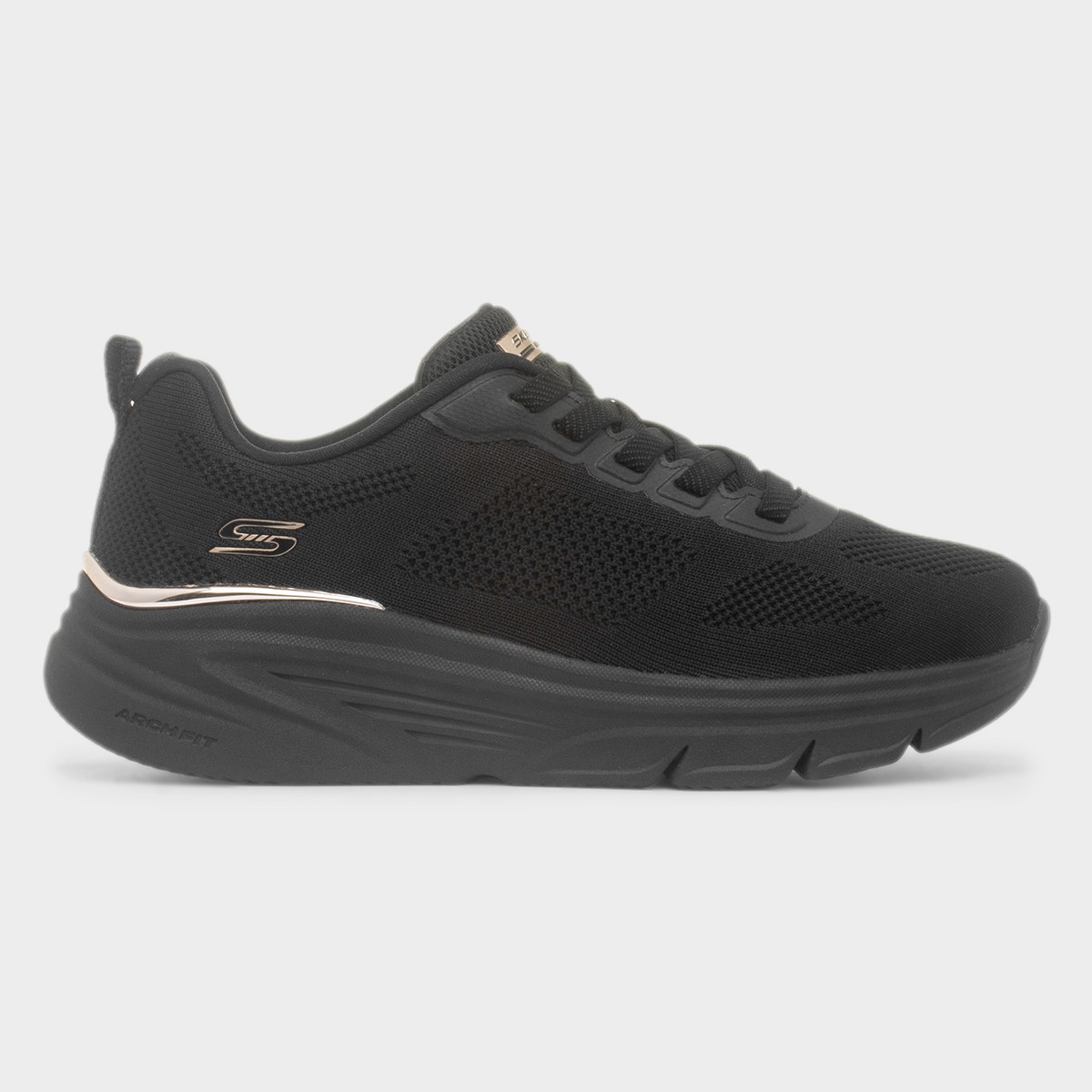 Bobs Arch Fit Elev8 Womens Black Trainer
