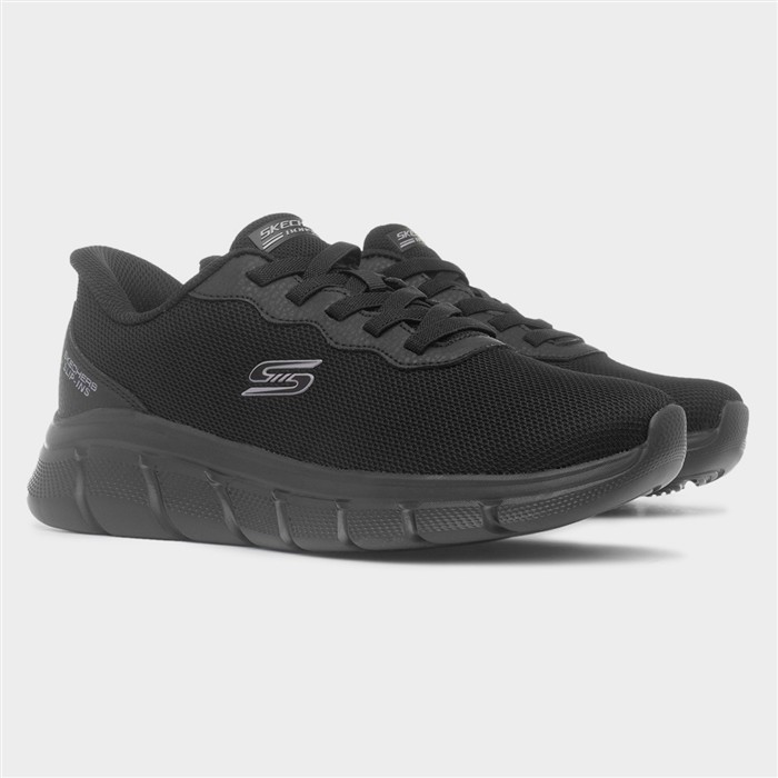 Slip Ins Bobs B Flex Womens Black Trainer