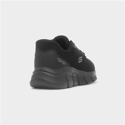 Slip Ins Bobs B Flex Womens Black Trainer