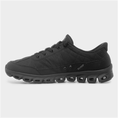 Womens Black Glide-Step Vegan Trainers