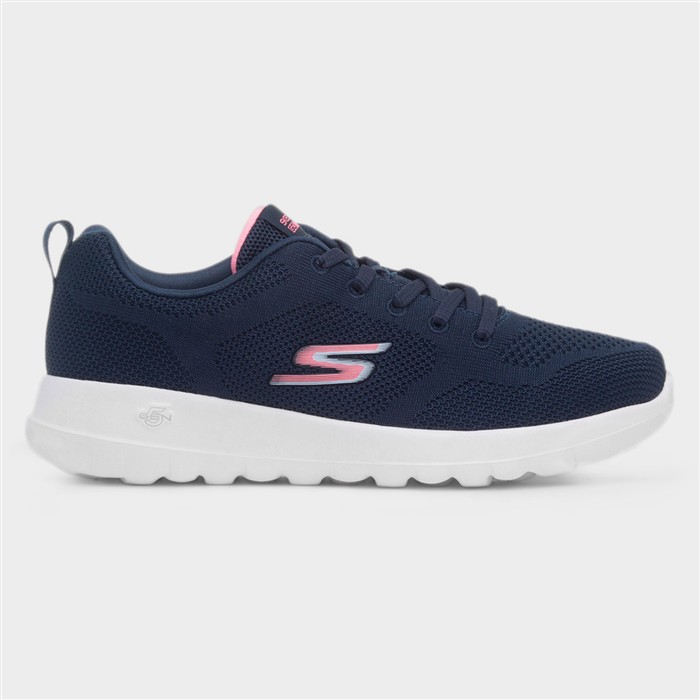 Skechers Women's Blue Go Walk Joy Violet Navy Trainer Size 4