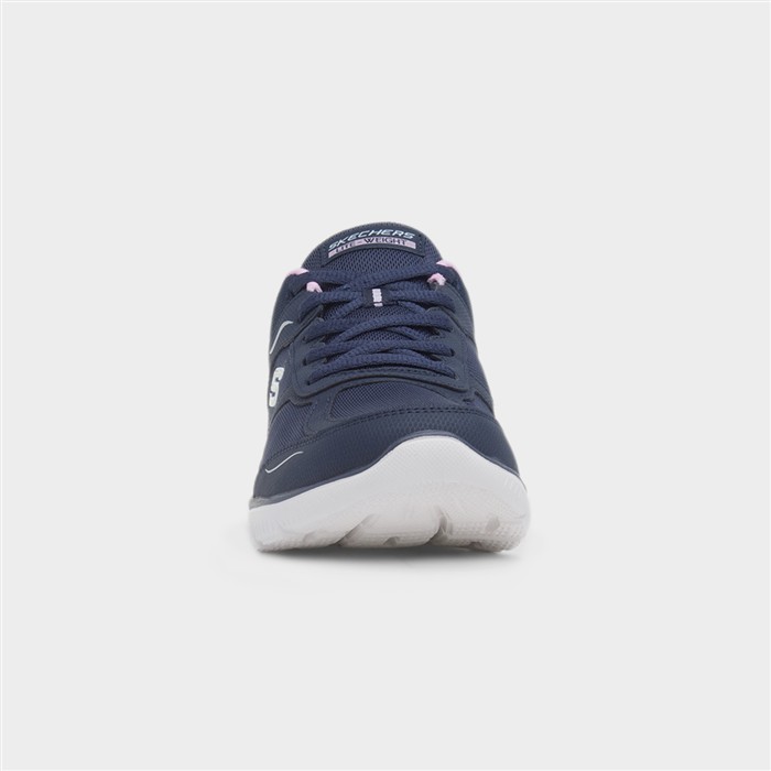 Summits Womens Navy Lace Up Trainer