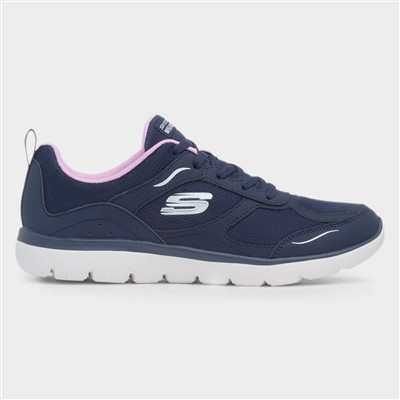 Summits Womens Navy Lace Up Trainer