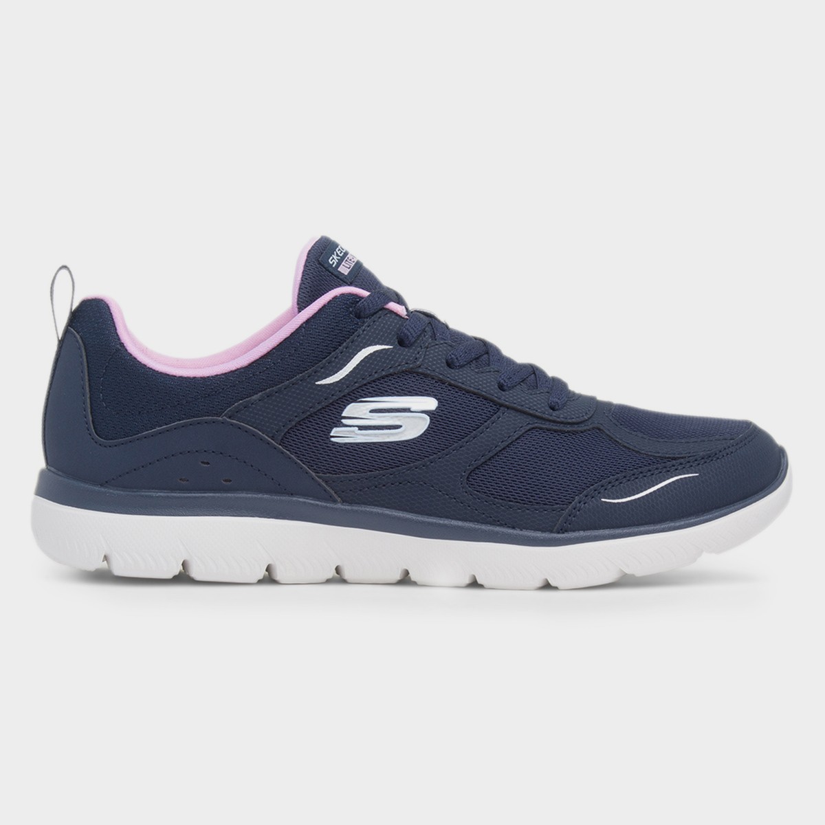 Summits Womens Navy Lace Up Trainer