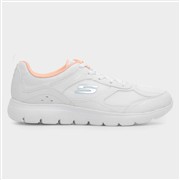 Skechers Summits Womens White Lace Up Trainer (Click For Details)