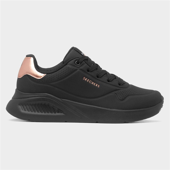 Uno Lite Shimmer Womens Black Trainer