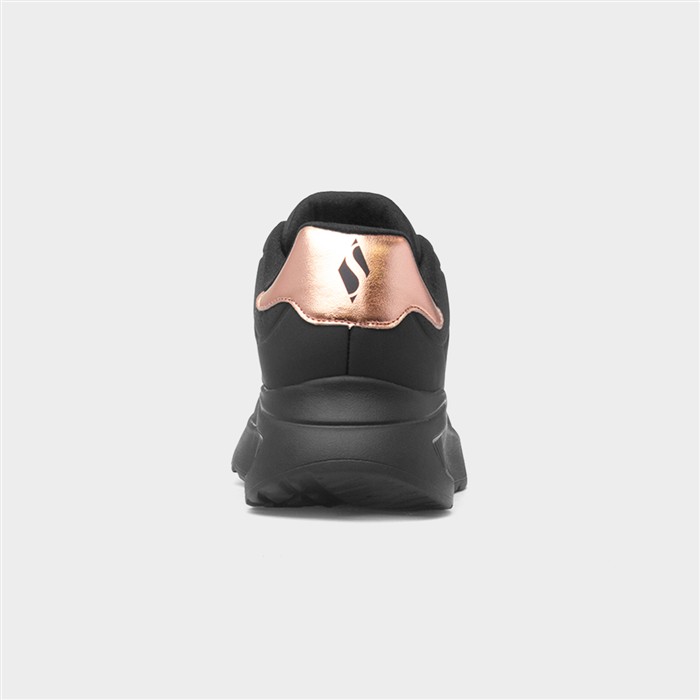 Uno Lite Shimmer Womens Black Trainer
