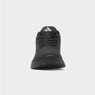 Uno Lite Shimmer Womens Black Trainer