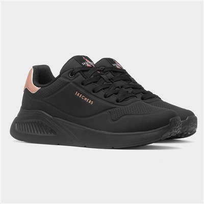 Uno Lite Shimmer Womens Black Trainer