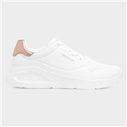 Skechers Uno Lite Shimmer Womens White Trainer (Click For Details)