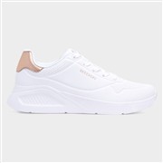 Skechers Uno Lite Shimmer Womens White Trainer (Click For Details)