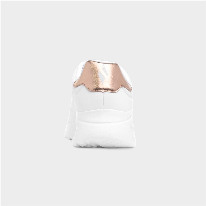 Uno Lite Shimmer Womens White Trainer
