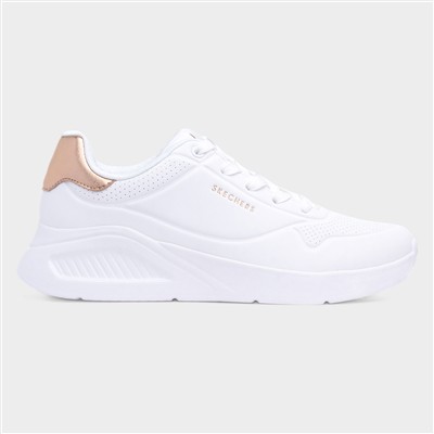 Uno Lite Shimmer Womens White Trainer