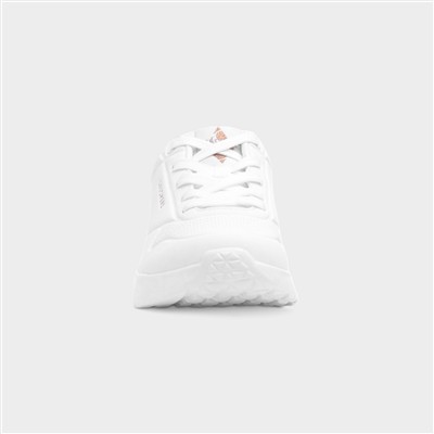 Uno Lite Shimmer Womens White Trainer