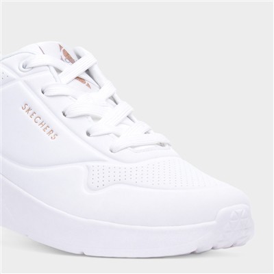 Uno Lite Shimmer Womens White Trainer