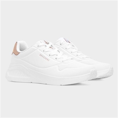 Uno Lite Shimmer Womens White Trainer