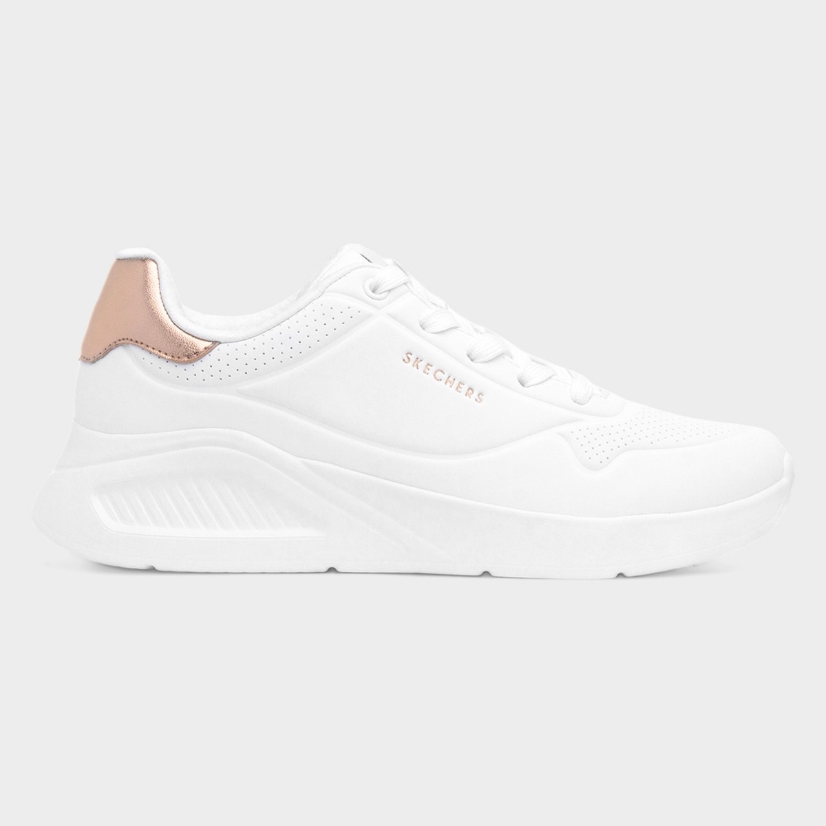 Uno Lite Shimmer Womens White Trainer