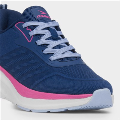 Supernova Womens Navy Lace Up Trainer