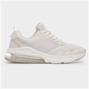 Osaga Triton Womens Beige Lace Up Trainer (Click For Details)