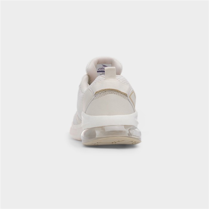 Triton Womens Beige Lace Up Trainer