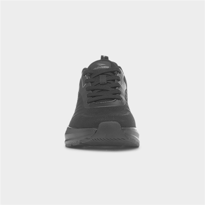 Supernova Womens Black Lace Up Trainer