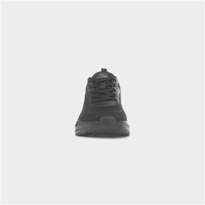 Supernova Womens Black Lace Up Trainer