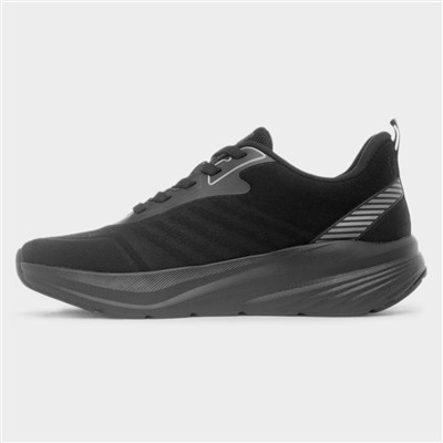 Supernova Womens Black Lace Up Trainer