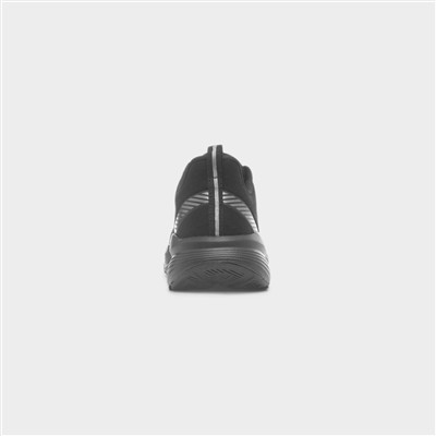 Supernova Womens Black Lace Up Trainer