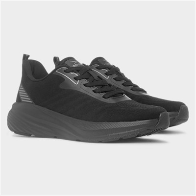 Supernova Womens Black Lace Up Trainer