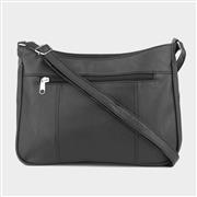 Lilley Carole Womens Black Patchwork Shoulder Bag (Click For Details)
