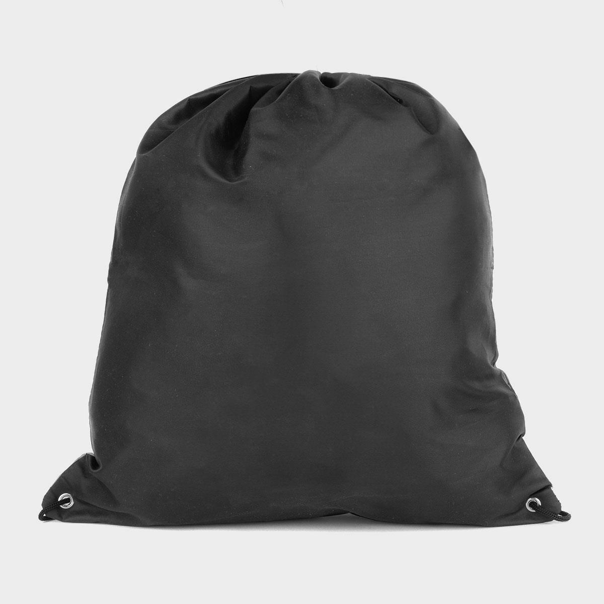 PASO Schulrucksack / Schuhtasche Im Panda-Design, Celadon/Schwarz, 45x34 Cm, Mit Kordelzug Und Reißverschlussfach