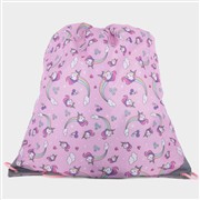 XL Bexley Pink Unicorn Print Pump Bag (Click For Details)