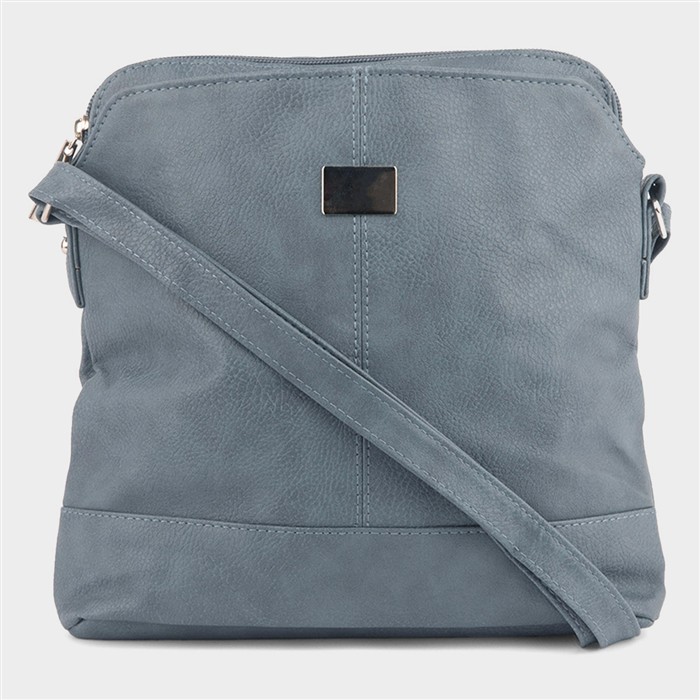 Womens Blue Cross Body Bag