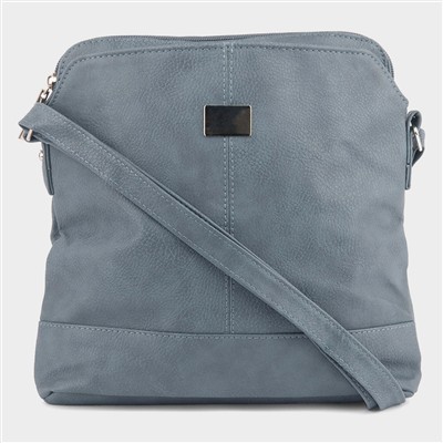 Womens Blue Cross Body Bag
