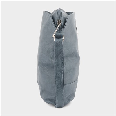 Womens Blue Cross Body Bag