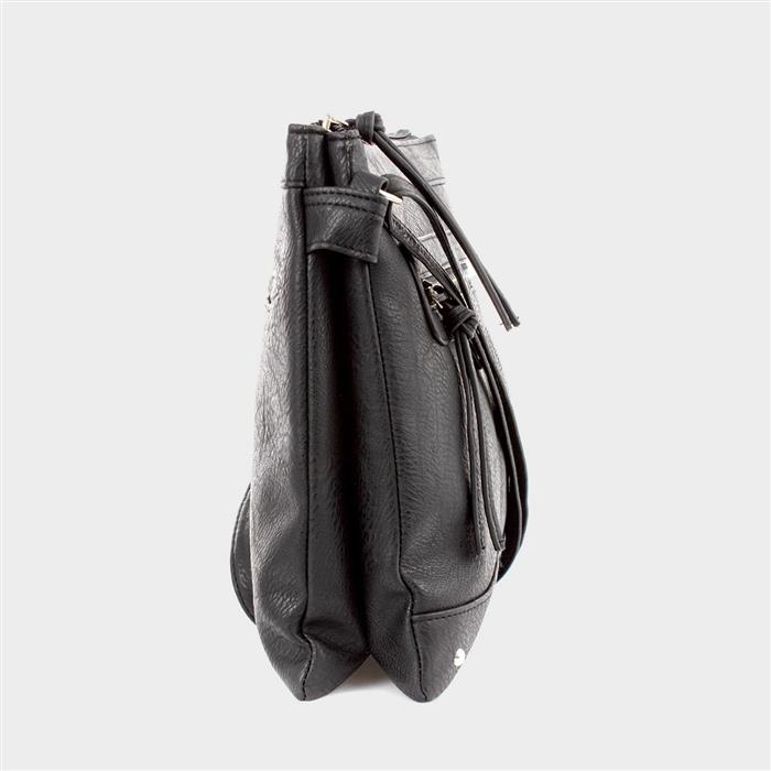 Black Zip Detail Handbag