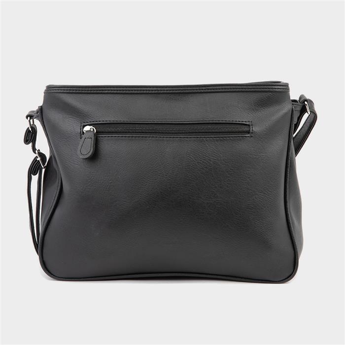 Organiser Shoulder Bag in Black