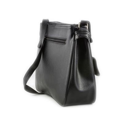Lilley Organiser Shoulder Bag in Black-90279 | Shoe Zone